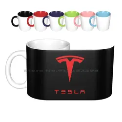 Top Selling Tesla Ceramic Mugs Coffee Cups Milk Tea Mug Stuff Long Sleeve