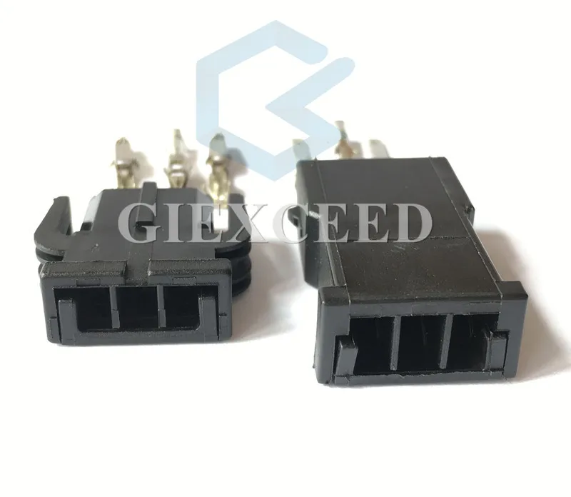2 Sets 3 Pin AC Assembly 893 971 993 893971633 Female Male Auto Wire Harness Connector Reading Light Socket For VW
