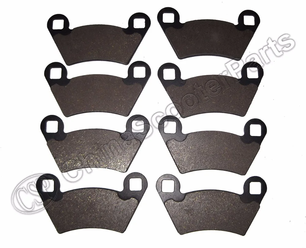 

4 Pairs Semi-metallic non-asbestos FRONT AND REAR BRAKES BRAKE PADS FOR 2011 2012 2013 POLARIS 500 RANGER 4X4