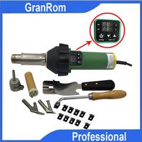 1600W Digitally Controlled Heating Gun Plastic Welding Gun PVC TPO Roofing Welding Hot Air Gun Plastic Flooring Welding Gun