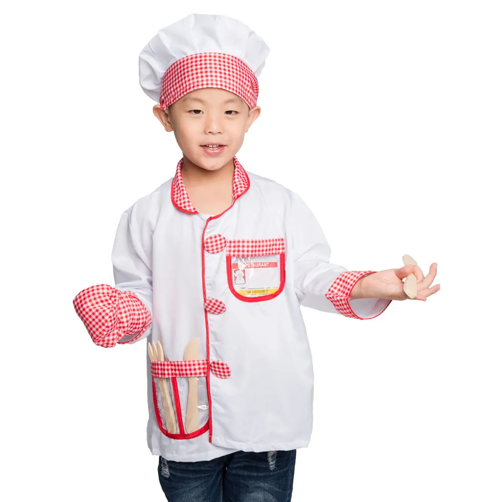 Umorden-Costume de Chef Cuisinier pour Enfants, Cosplay de Maternelle, Kit de Maison de Jeu pour Garçons, Habillage de ixd'Halloween