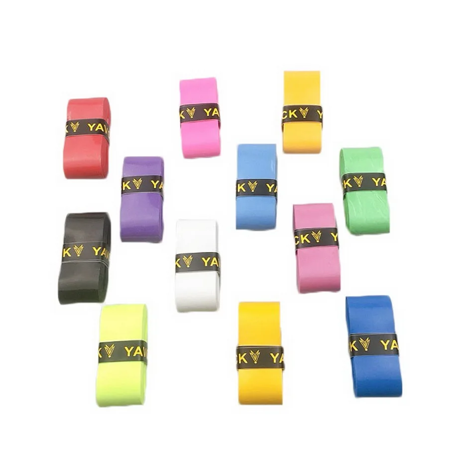 10pcs Tennis Overgrips Bands Badminton Racket Grips Non-slip Sweat Tape Padel Racquet Over Grip Sweatbands Accessories Wholesale