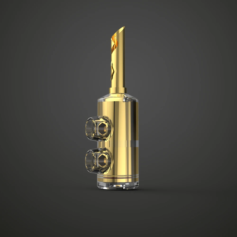 Высококачественные Аудиоразъемы B551R с родиевым/золотым покрытием, разъемы типа банан BFA, 5 мм для Hi-Fi аудиоусилителя, кабеля для CD-плеера