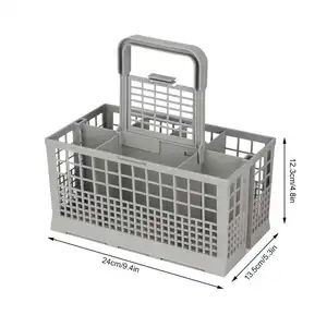 سلة غسالة أطباق أدوات مائدة عالمية ، سلة غسالة أطباق مع 7 مقصورات ، مناسبة للمطبخ أفضل 6 غسالة بيع لغسالة أطباق - No5