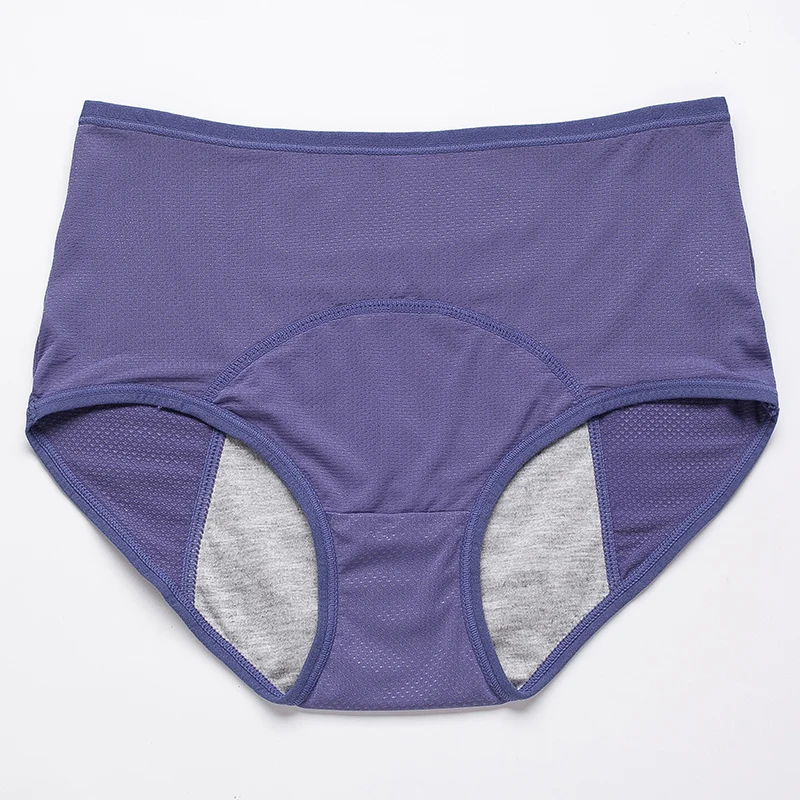 Sous-vêtements menstruels étanches pour dames, shorts respirants transparents, slips imperméables, culottes menstruelles, 3 pièces par ensemble