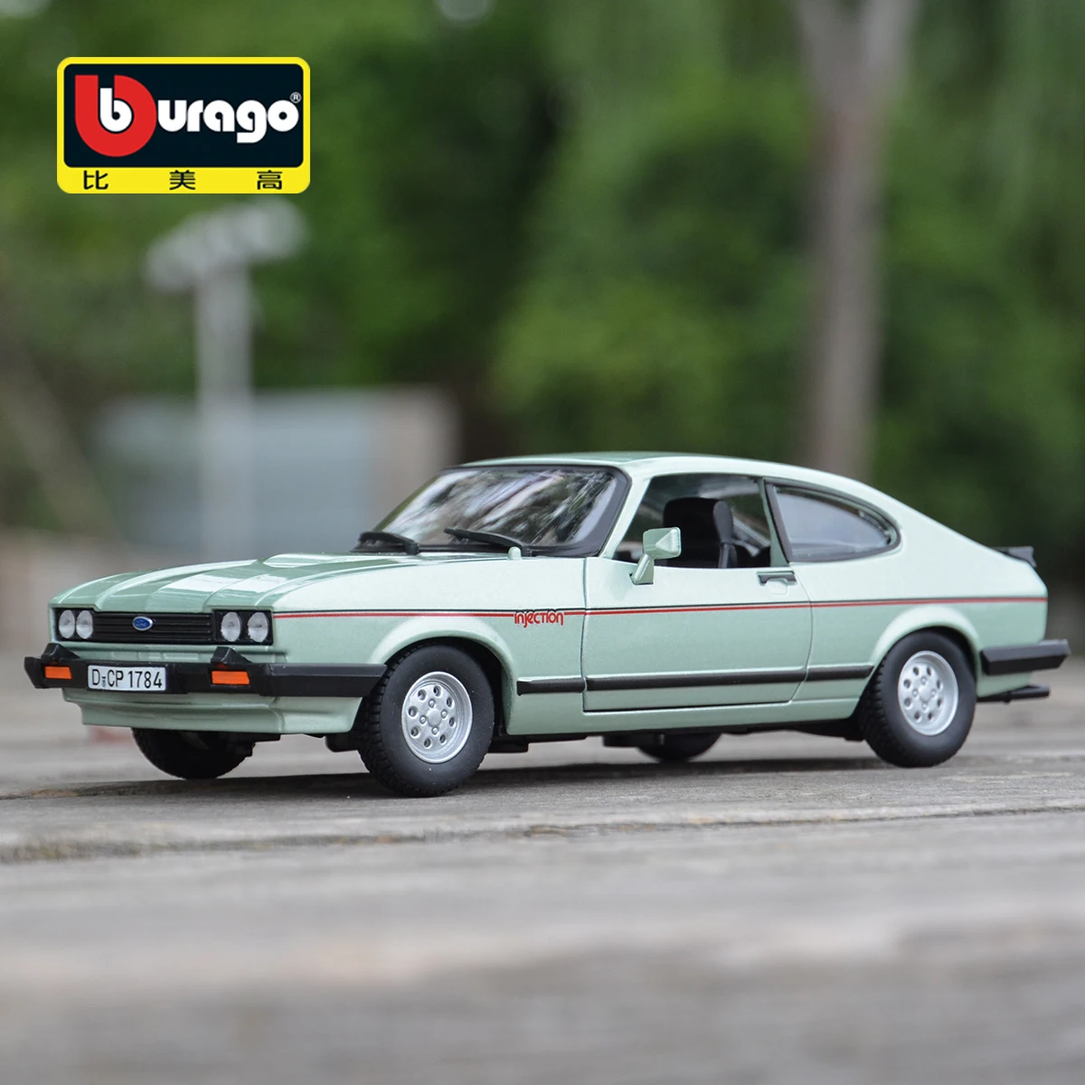 Bburago 1:24 Ford Capri 1982 coche deportivo estático vehículos fundidos a presión modelo coleccionable coche Juguetes