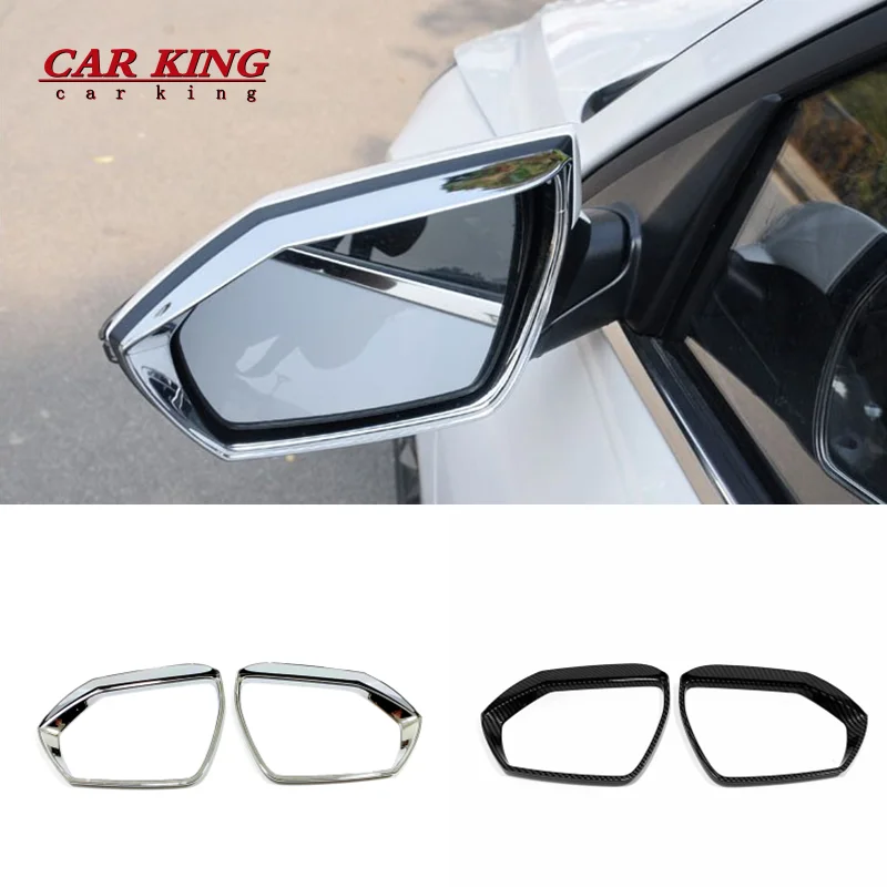 

ABS Chrome For Hyundai Elantra CN7 2020 2021 2022 Accessories Car Side Door rearview mirror block rain eyebrow Cover Trim