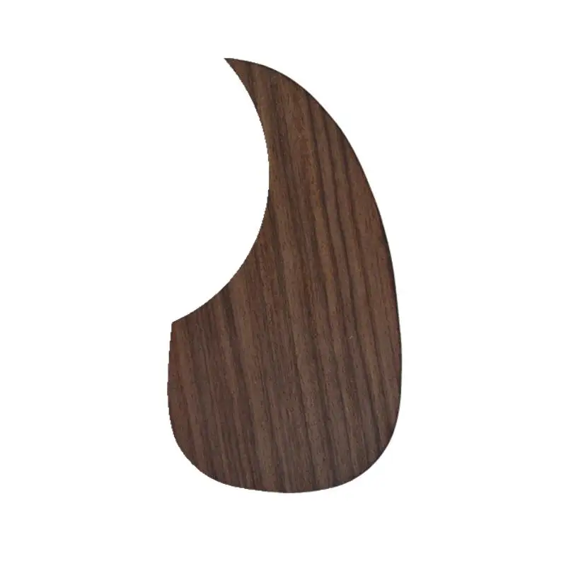 Golpeador de guitarra acústica para zurdos, accesorios de guitarra, Pegatina autoadhesiva de madera rosa, 1 pieza