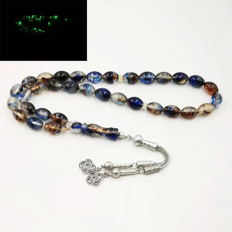 Luminous Tasbih Special Muslim Rosary Everything is new misbaha Eid Ramadan Gift islamic masbaha 33 prayer beads bracelet