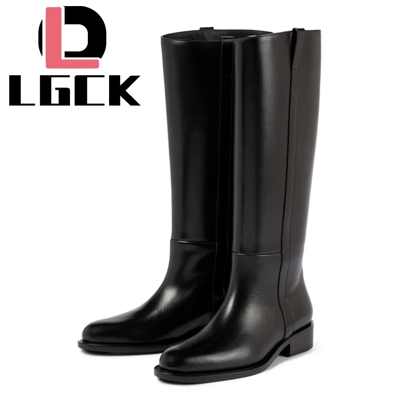 

Plus Size 34-46 Knee High Winter Fur Boots Over The Knee Women Boots Soft Genuine Leather Zipper Women Boots Winter Warm Shoes