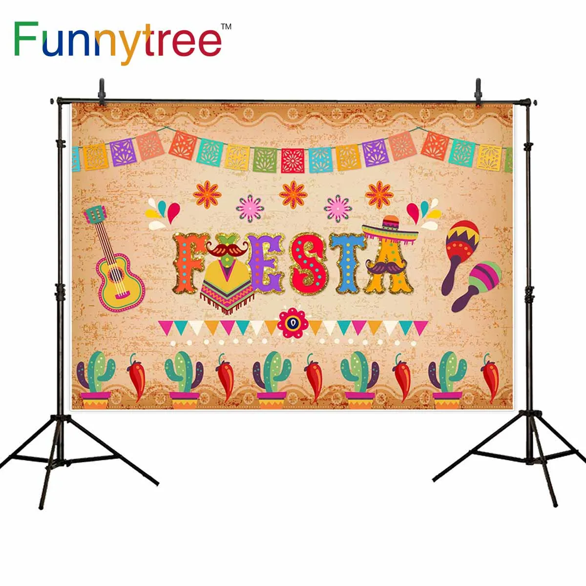 

Funnytree Background Photophone Banner Mexican Festival Celebrate Festa Junina Instrument Background Photography Photobooth