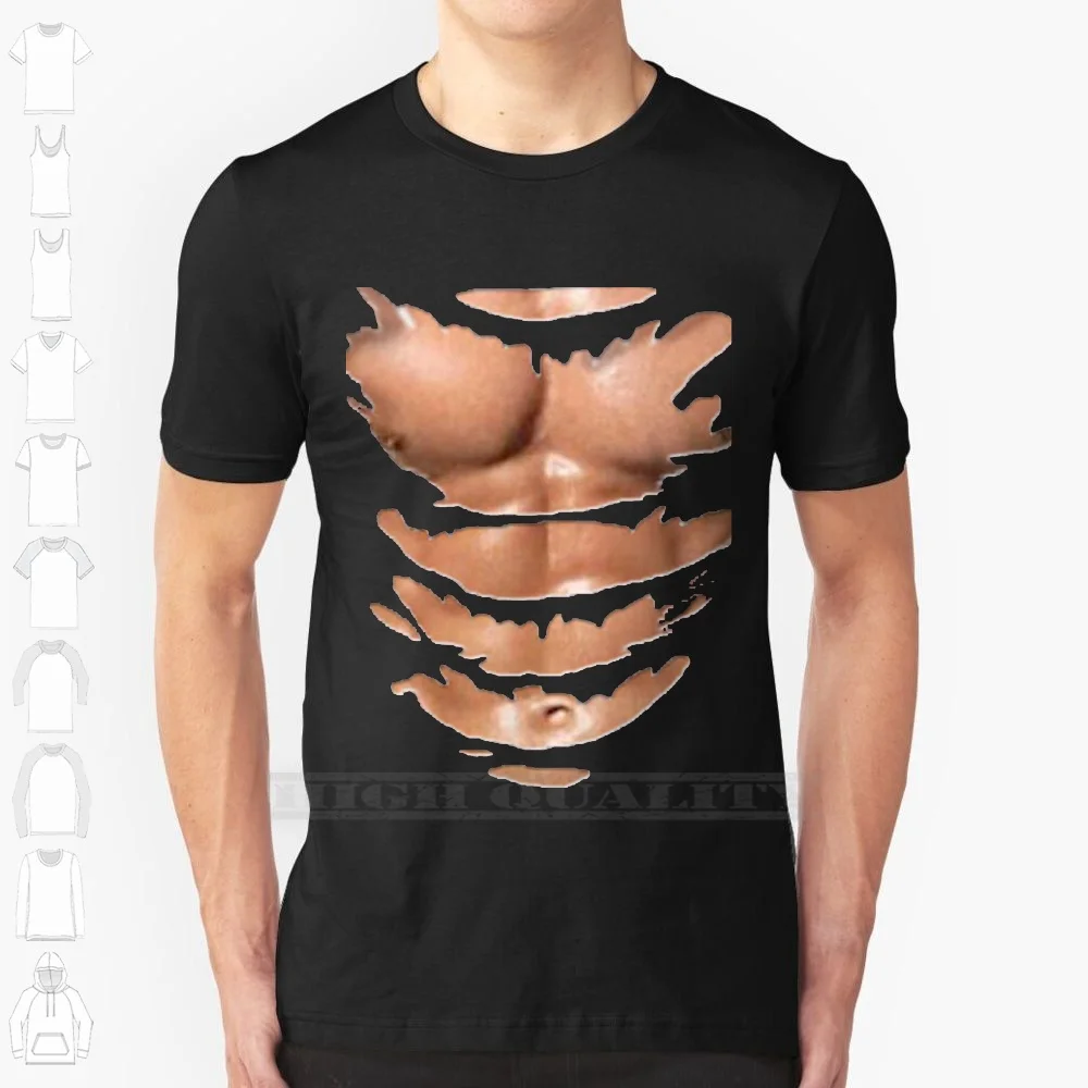 Ripped Muscle Shirt 100% Cotton T Shirt Cool Amazing Abs Muscle Lifting Most Viewed Most Sold Training Humor Bodybuilding Gains