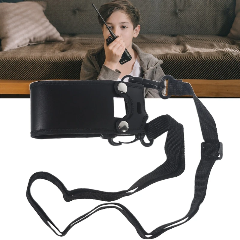 حافظة جلدية لينة محمولة غطاء حقيبة حامل ل Anytone لحم الخنزير راديو لاسلكي تخاطب