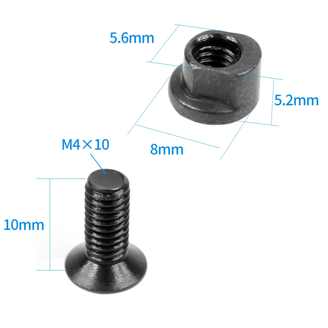 FEICHAO Aluminiowy uchwyt na rękę ze stoperem i adapterem montażowym do GoPro 13 12 11 10, Insta360 X4 X3 ONE R, Osmo Action Camera — zdjęcie produktu 4