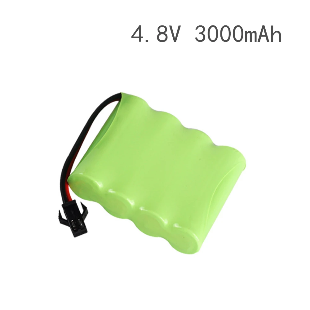 4.8v 3000mah NiMH Battery Charger Set For Rc toys Cars Tanks Robots Boats Guns Ni-MH AA 4.8v Rechargeable Battery Pack