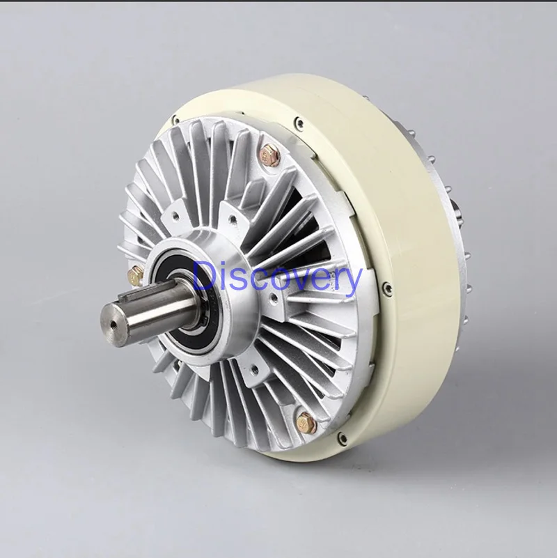 Embrague de polvo magnético de doble eje, freno de 0,6Kg-40Kg, controlador de tensión de 24V, eje de expansión de aire de polvo