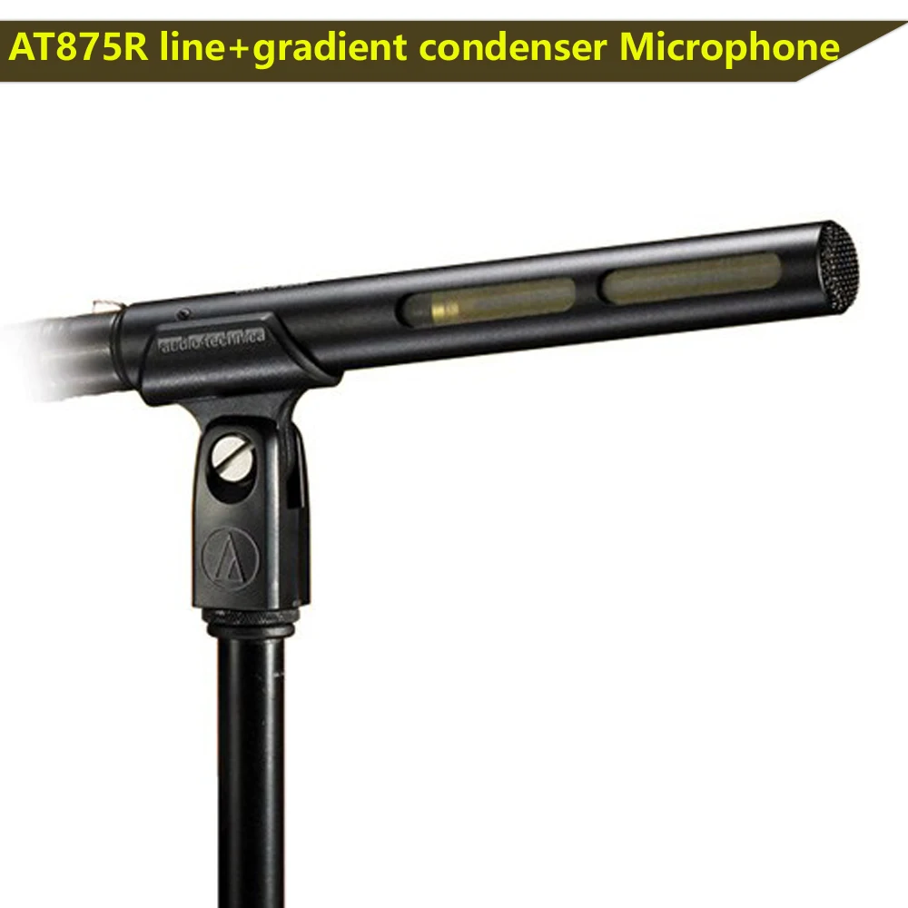 

audio-technical recording microphone AT875R Shotgun line+gradient condenser microphone