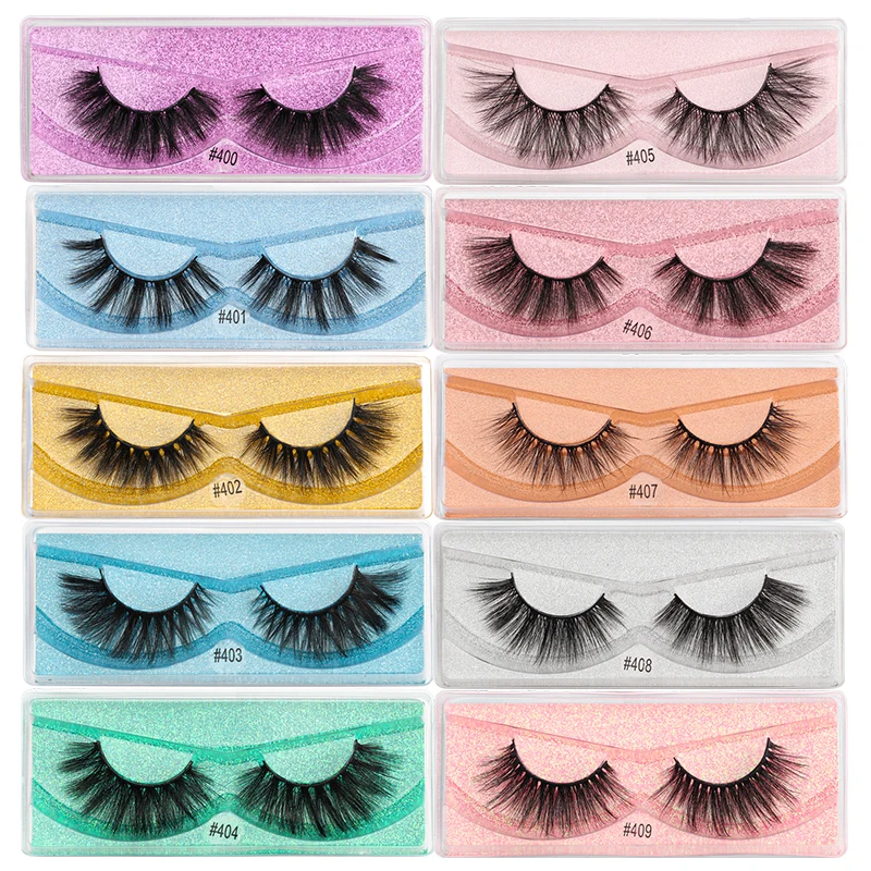 Multipack Faux Eyelashes 10 PCS 3d Mink Lashes Dramatic Natural Soft Handmade False Eyelashes Makeup Faux Cils In Bulk maquiagem