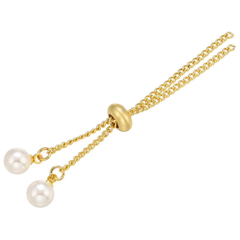ZHUKOU gold color Extended Extension Tail Chain For Bracelet Necklace Jewelry Making Findings Accessories wholesale VL135