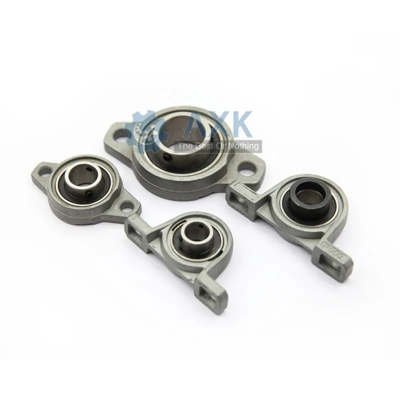 Bearing Shaft Pillow Block Housing Zinc Alloy 10mm Axk 8mm Kfl08 Kp08 Kfl000 Kp000 Kfl001 Kp001 Steel 12mm High Ra 0.05 Mounted