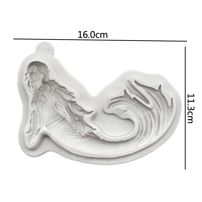 Special Offer Neptune & Mermaid Silicone Mold Fondant Cake Decorating Mold Sugarcraft Chocolate Baking Tool For Cake Gumpaste