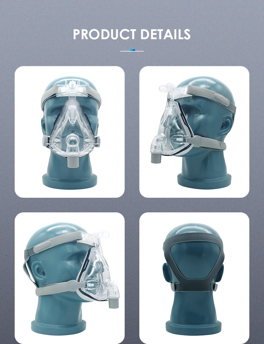 BMC CPAP F1B Full Face Mask Auto CPAP APAP BiPAP Full Face Mask For Anti Snoring Apnea Sleep Aiding OSAHS OSAS CPAP Mask