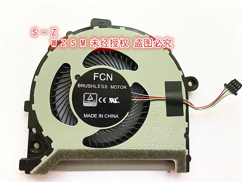 

1PCS-3PCS New CPU Cooler Fan For Dell Inspiron 13 5370 Vostro 14 5471 0RV0CY RV0CY DFS531005PL0T FJMB 5V 0.5A Radiator