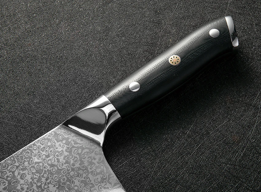 Imagem -04 - Xituo-faca de Cozinha Açougueiro Aço Damasco Cortar Faca Cutelo Chinês Chef Slicing Faca Utilitária Ferramenta de Culinária G10 Handle