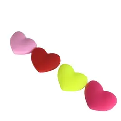 Amortiguadores de vibración para raqueta de tenis, amortiguadores de silicona en forma de corazón, 10 unidades