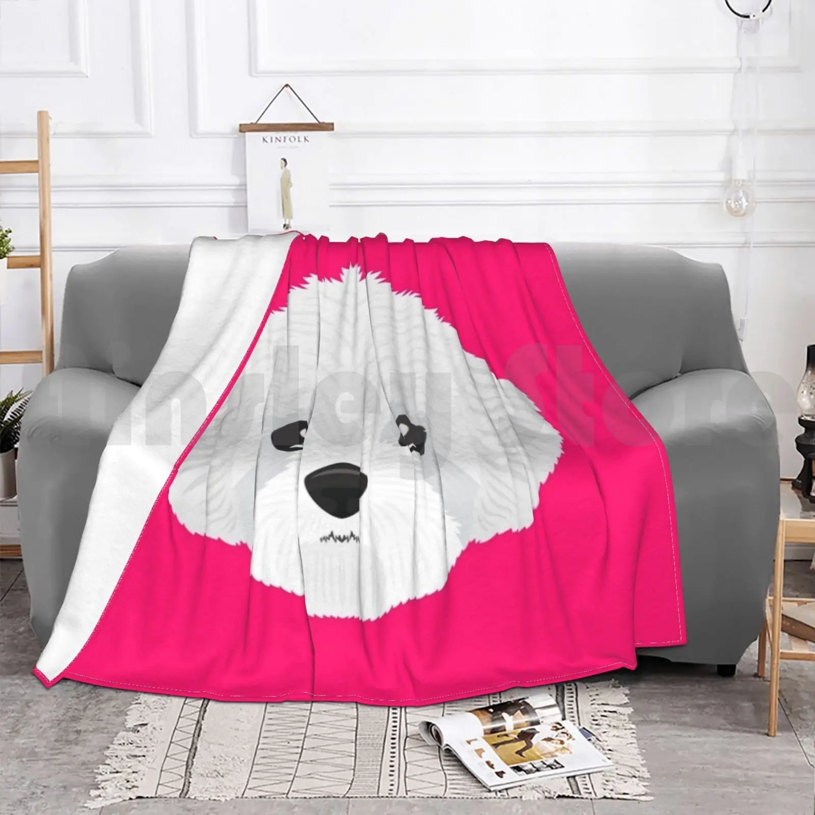 Cobertor maltês super macio, quente, leve, fino, maltês, cachorro, cachorro branco, fofo, fofo, adorável, animal de estimação, companheiro, amor, animal