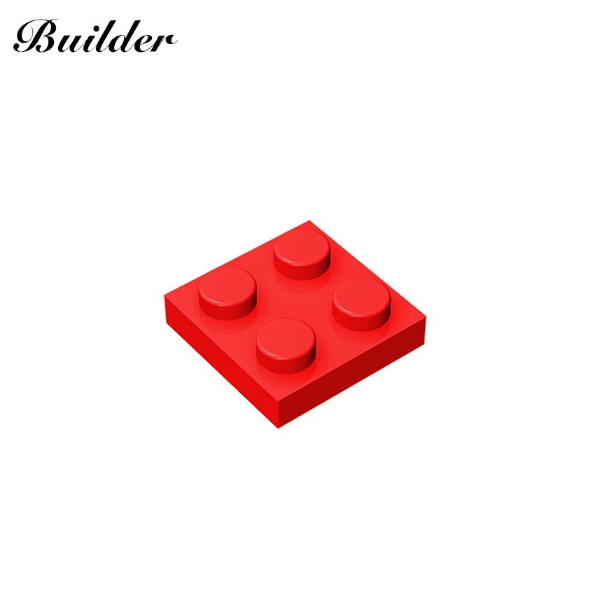 

Little Builder 3022 MOC Thin Figures Bricks 2x2 Dots 10pcs Building Blocks DIY Creative Assembles Particles Toys for Children