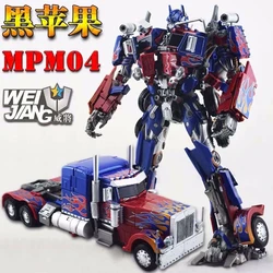 In magazzino Weijiang Re-issue MPM04 Transformation toys Commander Black Apple W8606 OP modello di Action Figure pressofuso oversize