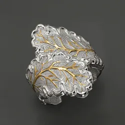 Buyee 925 Sterling Silver Cute Big Ring Finger Golden Texture Elegant Simple Circle Rings for Woman Girl Sweet Jewelry Rings