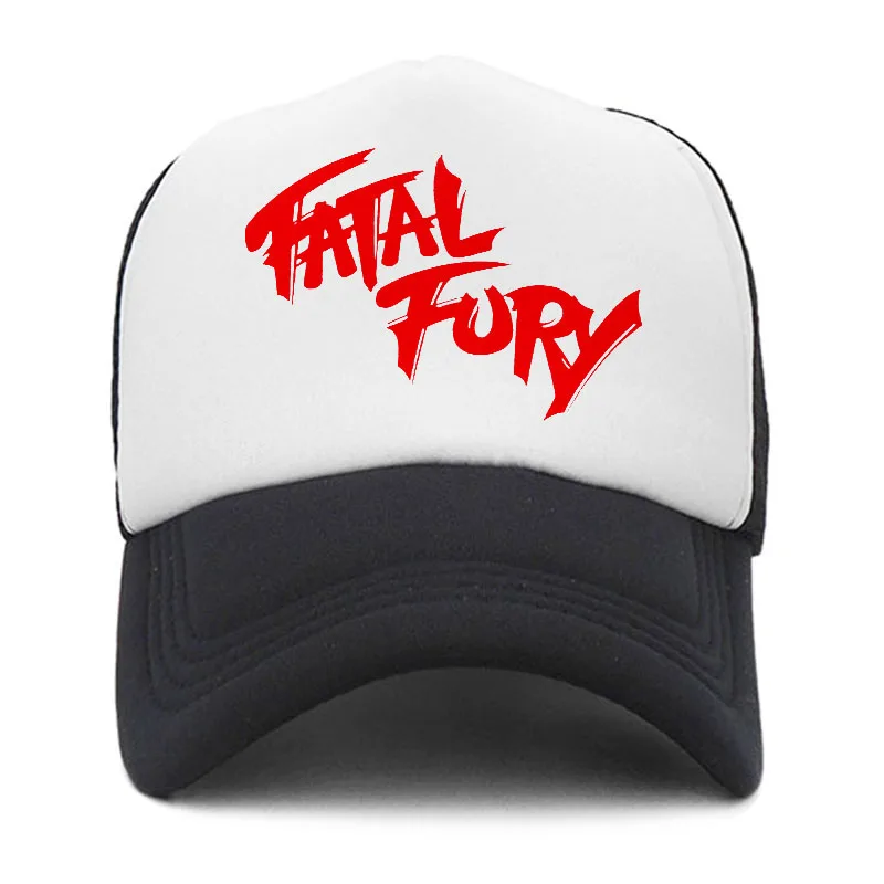 Terry Bogard Cap The King Of Fighters FURY FATAL Baseball Caps Cosplay Coser Hat Summer Mesh Trucker Cap