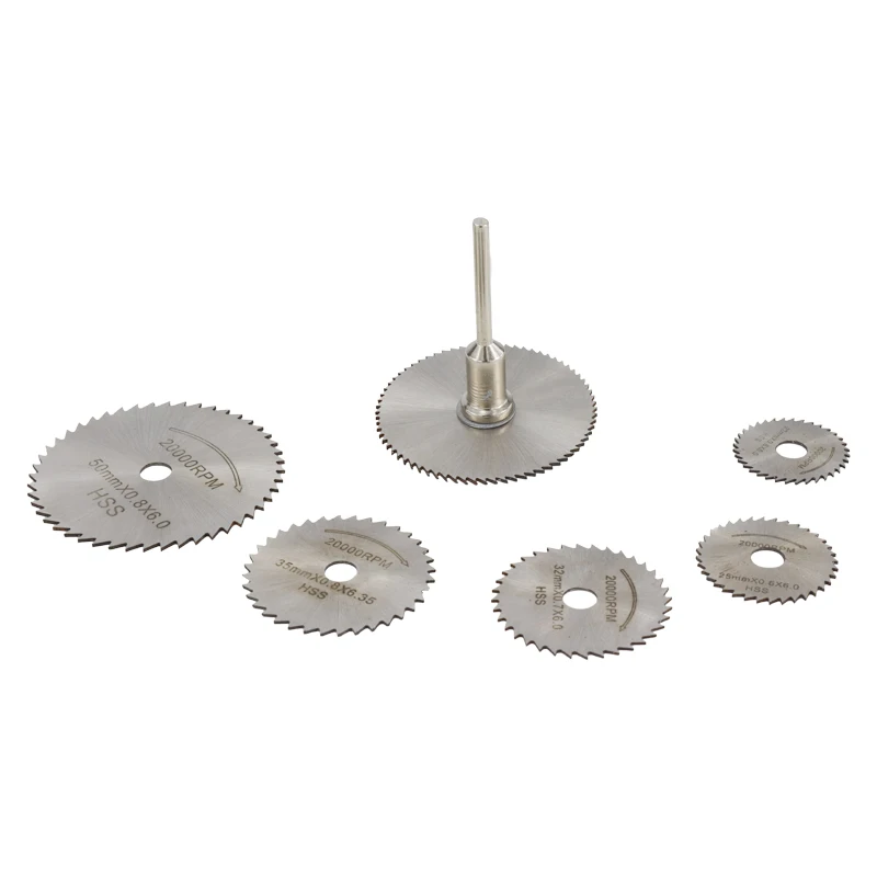 Cmcp 32 Stuks Diamantdoorslijpschijven Metalen Zaagblad Set Hss Mini Cirkelzaag Blade Voor Dremel Rotary Gereedschap Hars cut-Off Wielen