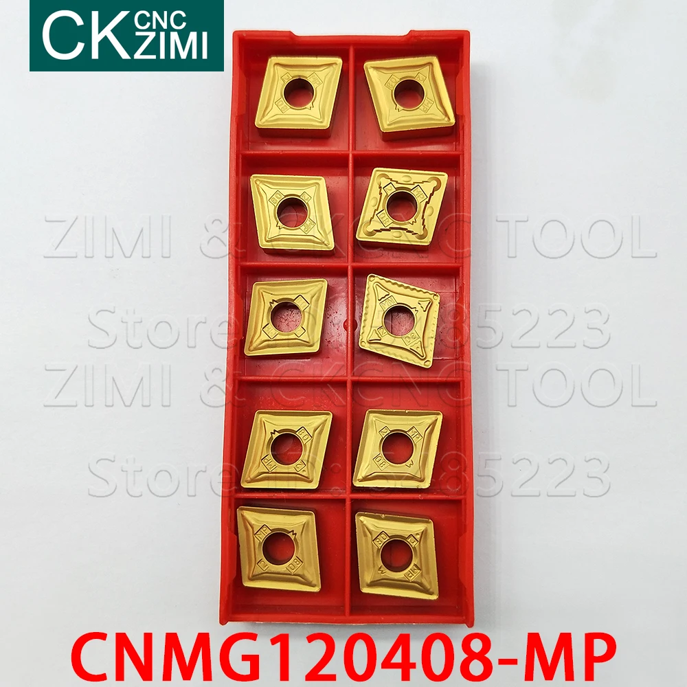 CNMG120408-MP BP010 CNMG 120408 MP Carbide Inserts External Turning Insert Tools CNC Metal Lathe Tools for steel stainless steel