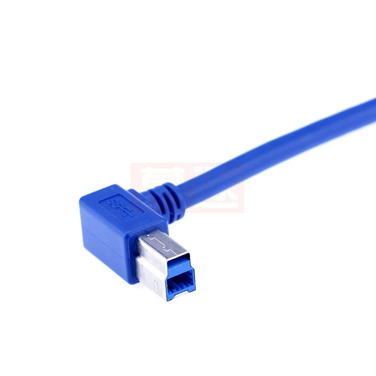 USB 3,0 B Stecker rechteninkel zu B Weibliche USB 3,0 BM zu BF kurze drucker kabelleri Drucker الماسح الضوئي festplatte 50 سنتيمتر