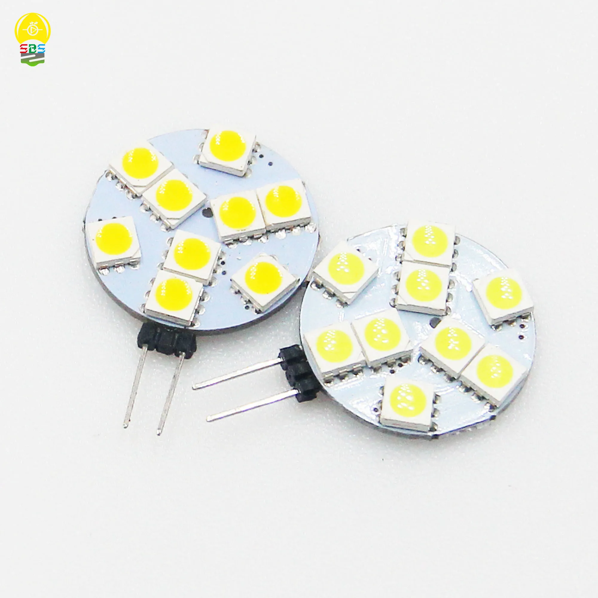 2 قطعة/الوحدة G4 LED لمبة 5 واط تيار مستمر 12 فولت المدخلات 9 قطعة 5050 SMD LED رقائق 1.8 واط G4 المقبس 9 المصابيح الدافئة الباردة الأبيض استبدال مصباح هالوجين ضوء