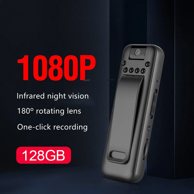 Mini Camera full HD 1080P Portable Digital Video voice Recorder Body Camera Night Vision Recording Camcorder 64G 128GB PC Camera