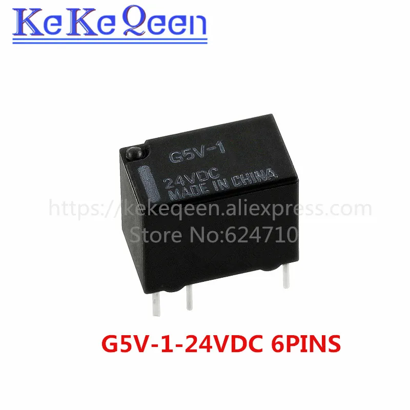 G5V-1-5VDC G5V-1-12VDC G5V-1-24VDC Signal Relay Module DC 5V Ultra-miniature Highly Sensitive SPDT PowerRelay for Signal Circuit