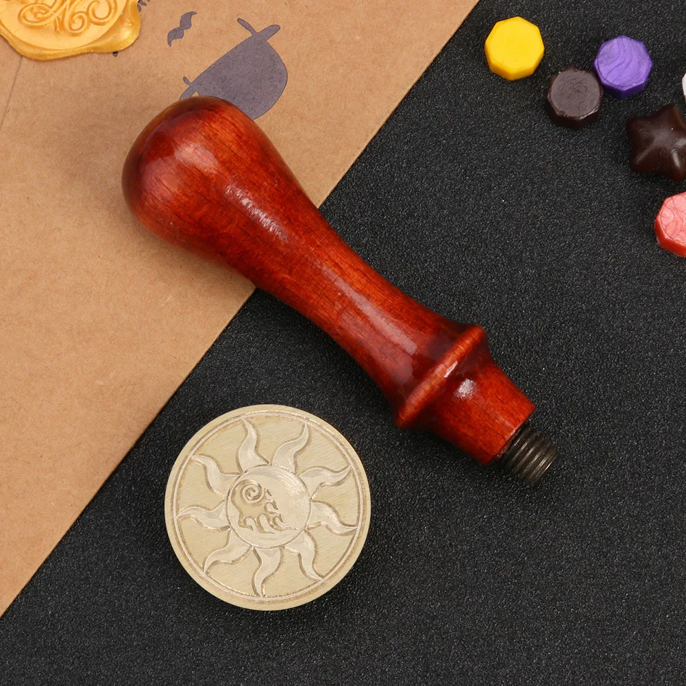 25มม.โบราณ Letter Sealing Wax หัวแสตมป์ DIY Scrapbooking งานแต่งงาน Diary อัลบั้มรูปเครื่องมืองานอดิเรกเฉพาะแสตมป์