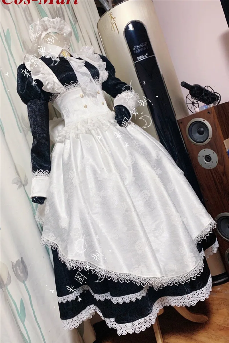 Hot Game Miracle Nikki Cosplay Costume Teresa Afternoon Tea British Maid Outfit Halloween Party Role Play Clothing Custom-Make