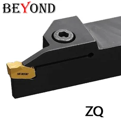 BEYOND ZQ External Grooving Tool Holder for ZQMX Inserts CNC Slotting Parting Cutting Tool Shank High Precision 16mm 20mm 25mm