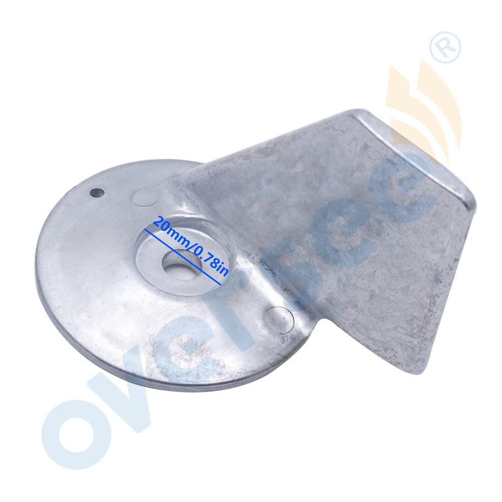 55125-95500 Trim Tab Zinc Anode For Suzuki Outboard Motor 40-85HP 2T and 4T 55125-87E01  55125-95301