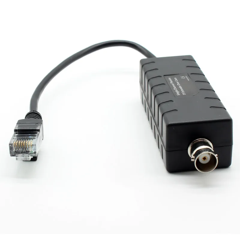 one pair single channel Passive IP Extender Over Coaxial Cable 10/100Mbps with RG59 connector transmission 100m