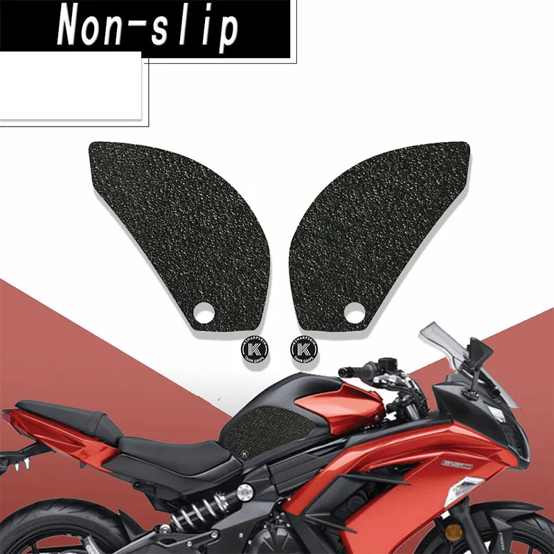 

Fuel tank grip motorcycle non-slip sticker Fuel tank side protection decal for KAWASAKI 12-16 ER-6F