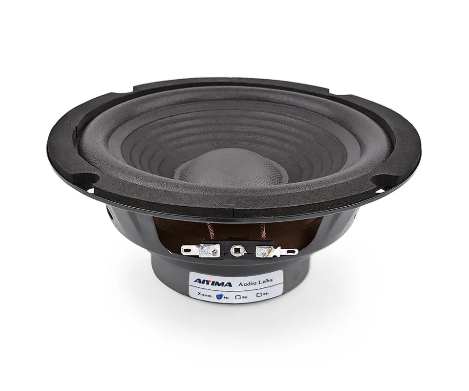 AIYIMA 1 Stück 150W 6,5 Zoll Mittelton-Basslautsprecher 4 8 Ohm Mitteltonlautsprecher Verstärker Sound Woofer Lautsprecher für Heimkino – Detail 3