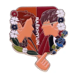 Exo Baekhyun Blooming Days Pin Kpop Merch Fans Flair Addition