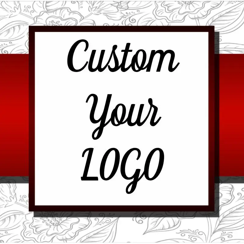 Aangepaste vierkante gepersonaliseerde naam, bruiloft sticker, logo, geschenkdoos, kaars, lipgloss, wimperdoos label