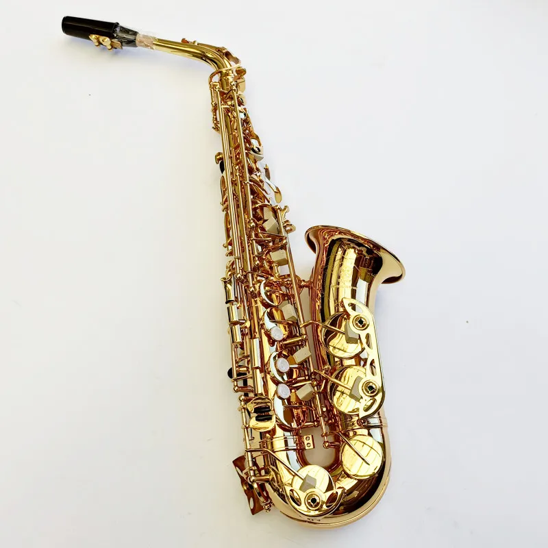 Made in Japan 62 Professional Alto Drop E Saxophone Gold Alto Saxophone with Band Mouth Piece Reed Aglet More Package mail